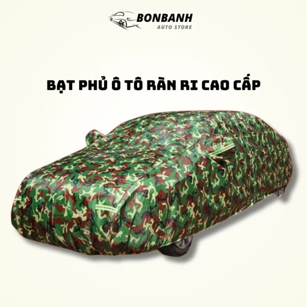 Che Nắng Mưa Oto Vải Dù Rằn Ri Chịu Nhiệt Chống Tịa UA, Chống Thấm Nước Hiệu Quả Dành Cho Xe 4 5 7 Chỗ - Ảnh 9