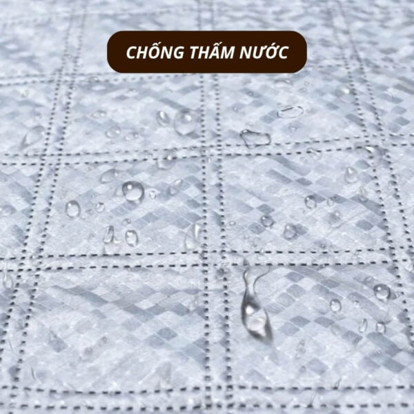 Tấm che nắng kính lái ô tô 4 lớp tráng bạc, có bao tai - Ảnh 3