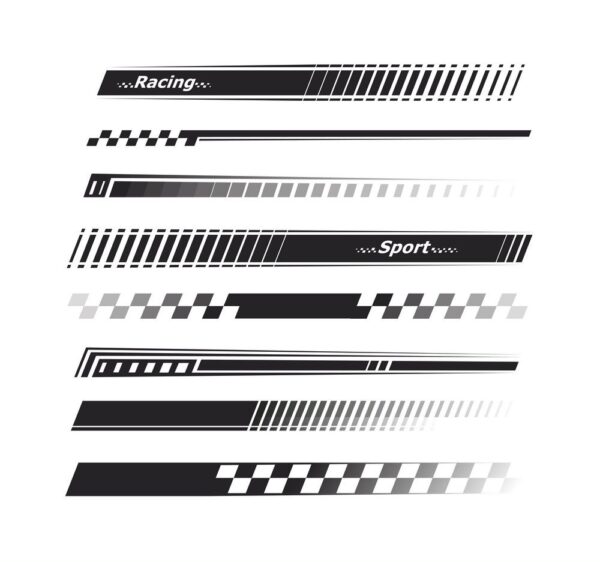 Decal dán xe ô tô thể thao